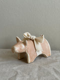 Handmade Ceramic Pig - Soft Pink