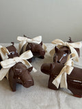 Handmade Ceramic Pig - Brown