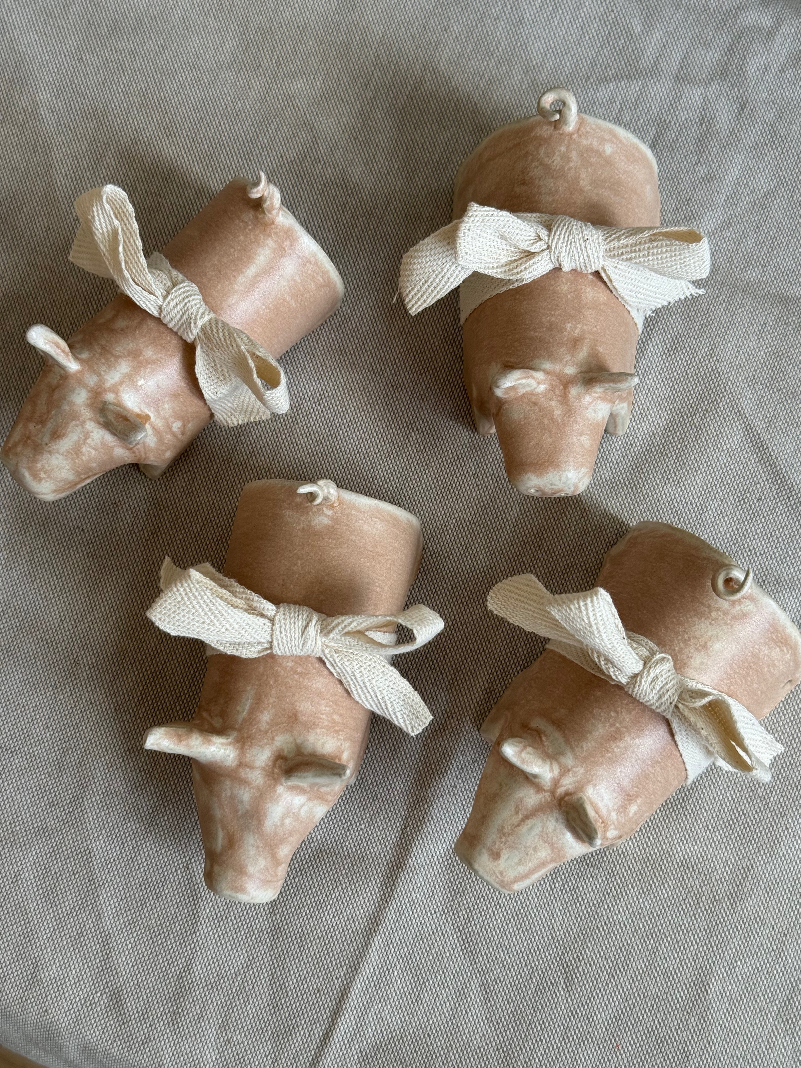 Handmade Ceramic Pig - Soft Pink